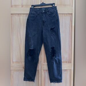 Wild Fable High-Rise Tapered Black Jeans size 2